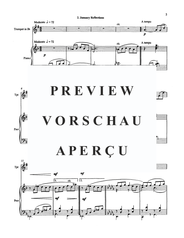 Produktgalerie: Seite 7 von 11 Suite, , Trompete in B und Klavier