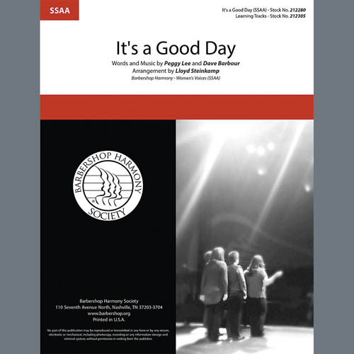 Product picture to: It's a Good Day (arr. Lloyd Steinkamp)