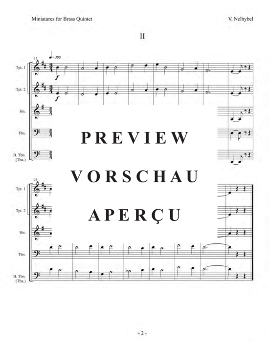 Produktgalerie: Seite 4 von 21 12 Miniatures , , (Blechbläser Quintett)