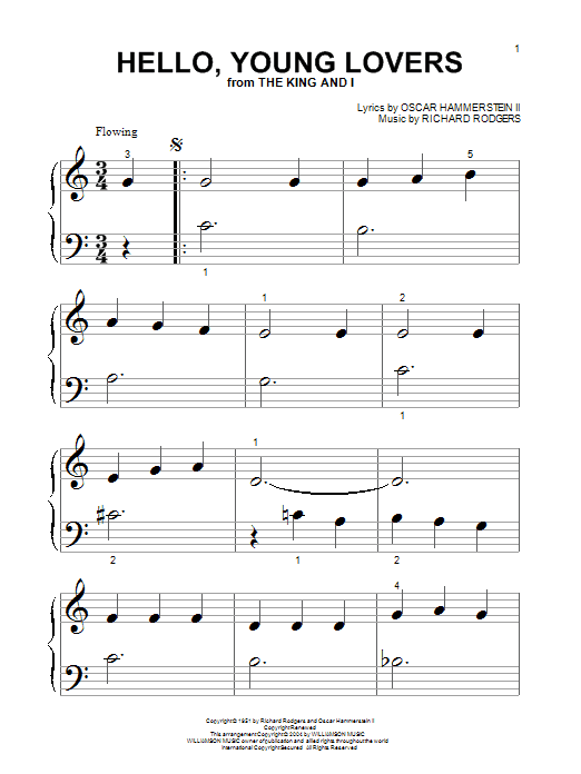 Produktgalerie: Seite 1 von 1 Hello, Young Lovers, Rodgers & Hammerstein, Klavier