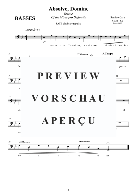 Product gallery: Page 8 of 8 Absolve, Domine - Tractus, , Mixed Choir A Cappella
