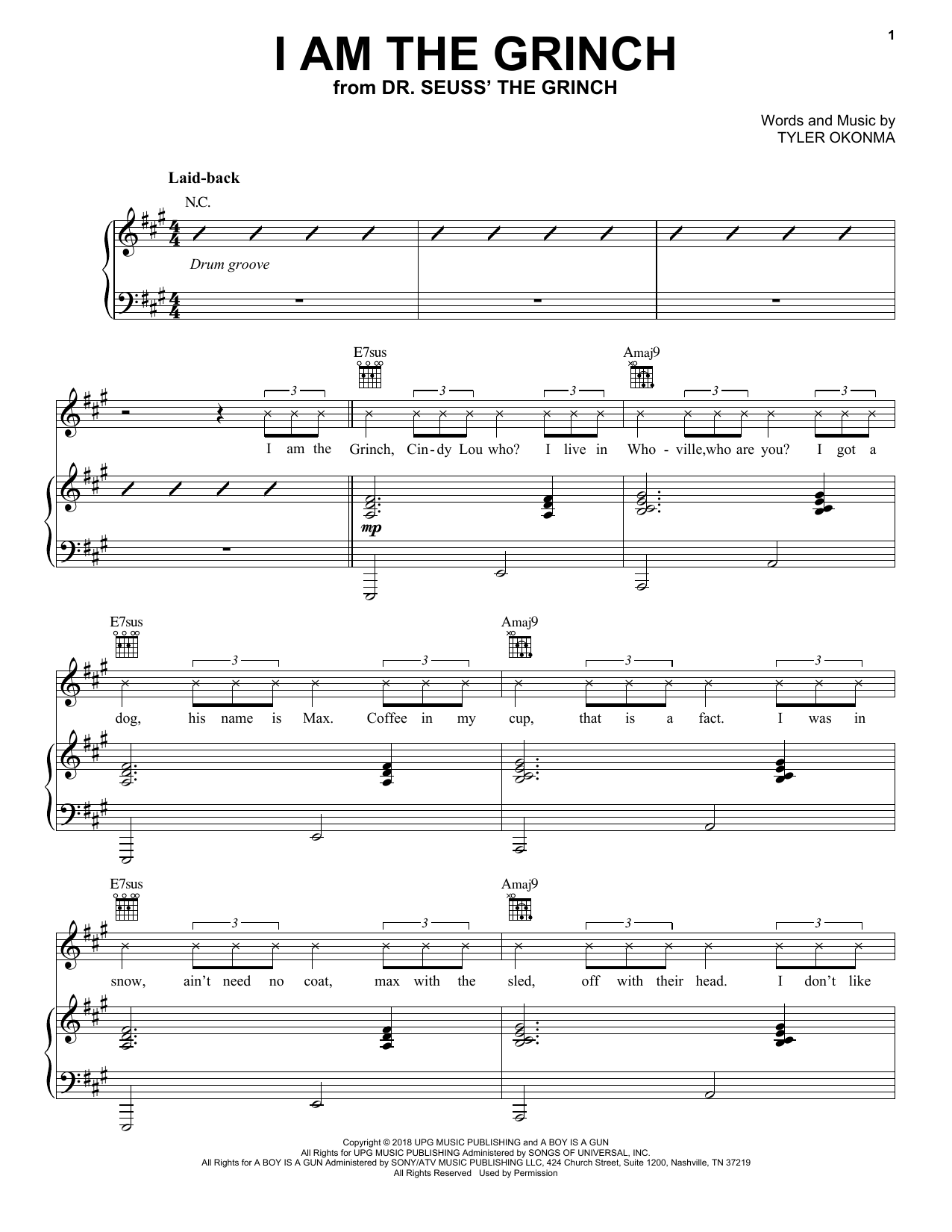 Produktbild zu: I Am The Grinch (from The Grinch)