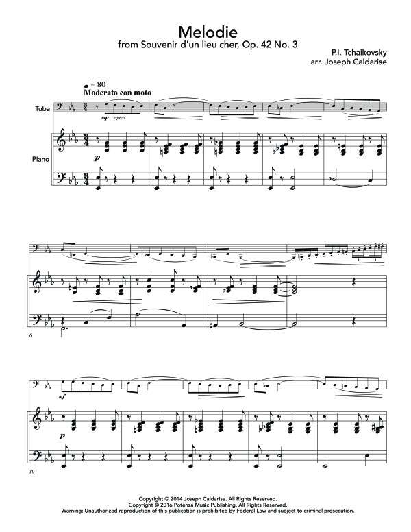 Product gallery: Page 1 of 11 Romantic Tuba, The, , (tuba and piano)