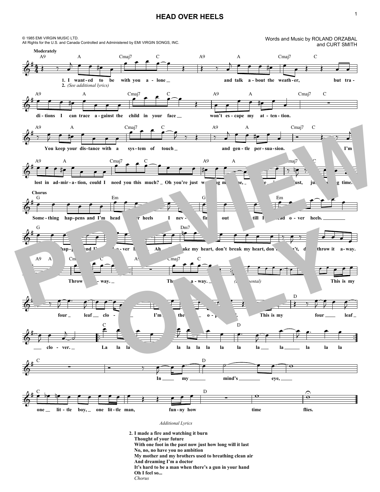 Produktbild zu: Head Over Heels