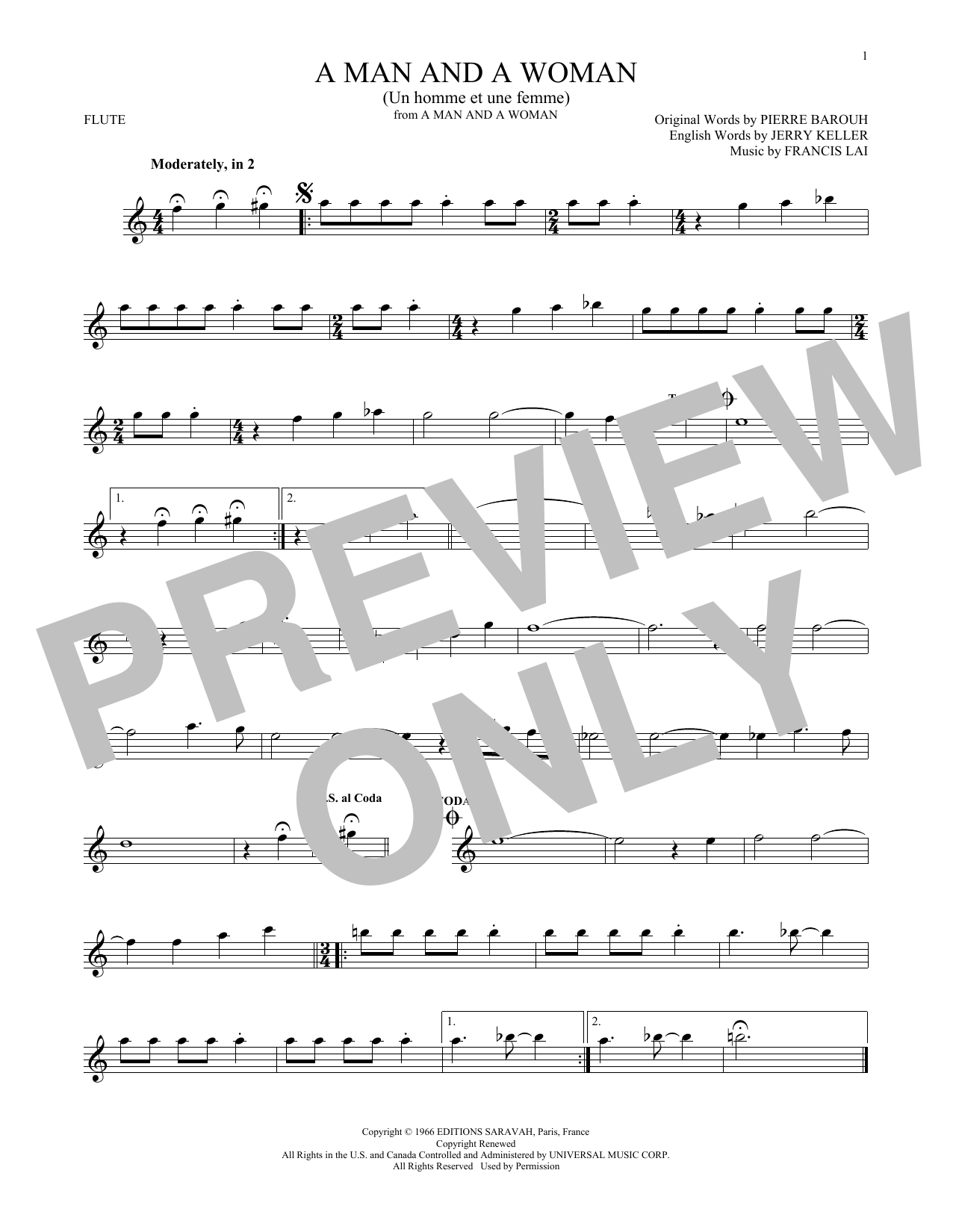 Product gallery: Page 1 of 1 A Man And A Woman (Un Homme Et Une Femme), Herbie Mann and Tamiko Jones