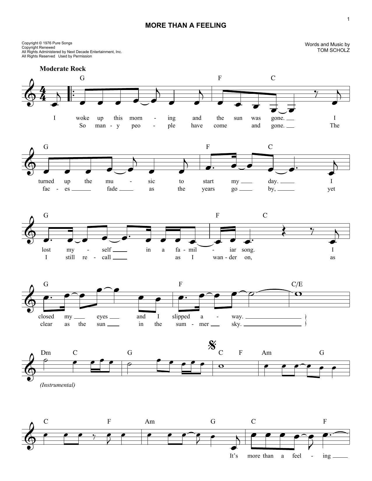 Produktbild zu: More Than A Feeling