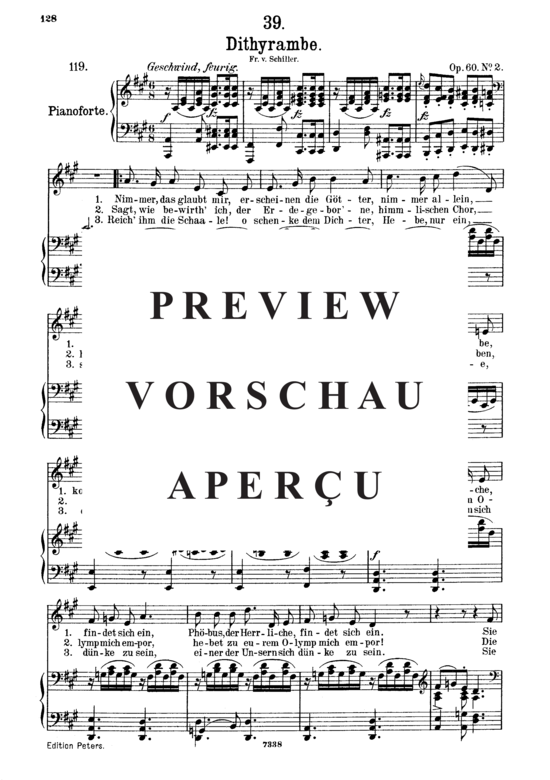 Product gallery: Page 2 of 3 Dithyrambe D.801, , Medium Voice and Piano