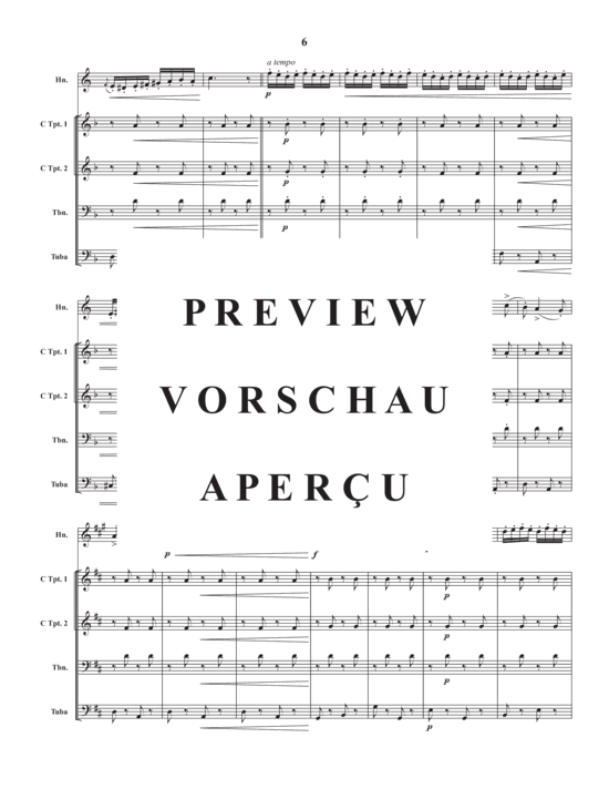 Produktgalerie: Seite 8 von 21 Czardas , , (Blechbläser Quartett + Horn in F Solo)