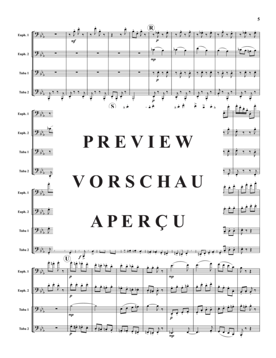 Produktgalerie: Seite 6 von 19 Perpetuum Mobile. Op. 257 , , (2x Bariton, 2x Tuba)