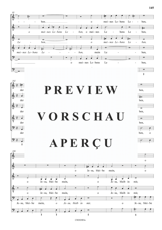 gallery: Wie kann und soll ich dich, Herr Jesu (Aria) , , (Gemischter Chor 5-stimmig)