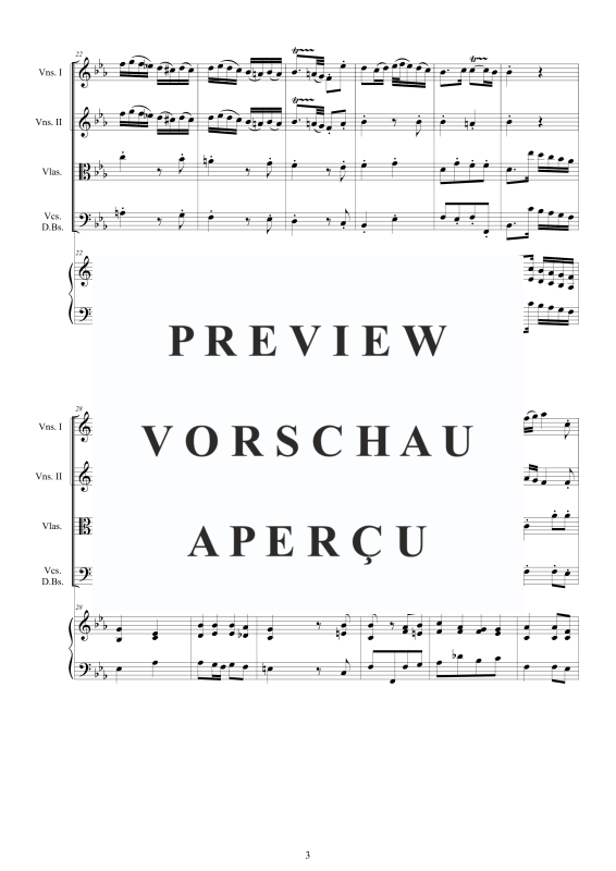 Produktgalerie: Seite 4 von 11 Cembalo Konzert Nr. 5 in Es-Dur, , Cembalo und Streichorchester