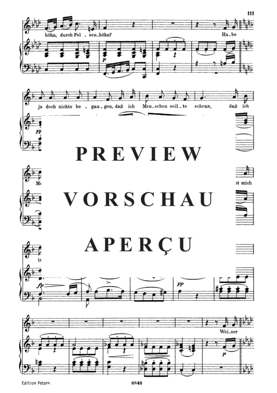 gallery: Der Wegweiser D.911-20 (Winterreise) , , . (Gesang mittel + Klavier)