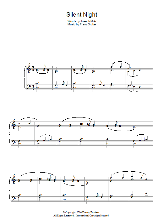 Product gallery: Page 1 of 1 Silent Night, Joseph Mohr