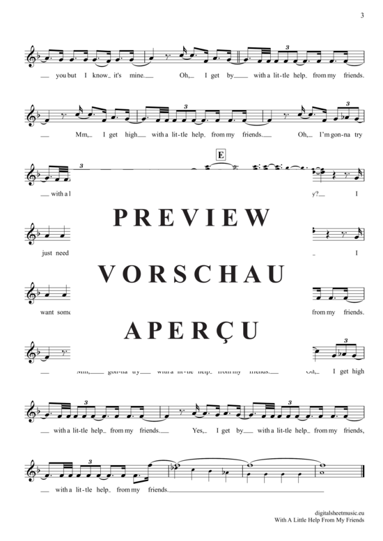 Product gallery: Page 4 of 4 With a little help from my friends , Beatles, The, (recorder)
