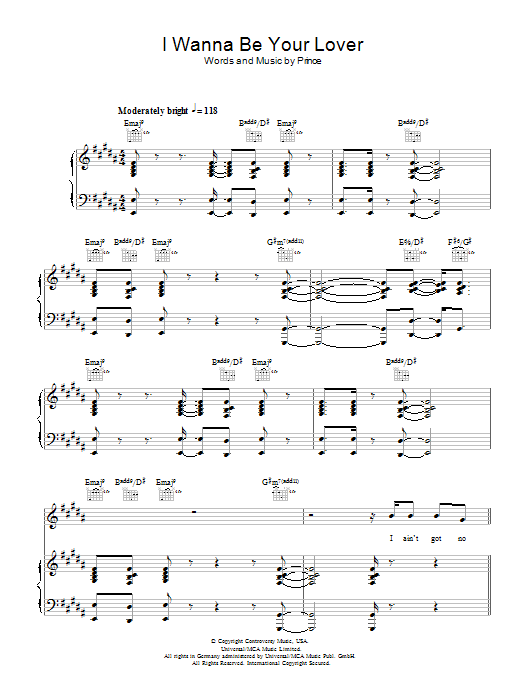 Produktbild zu: I Wanna Be Your Lover