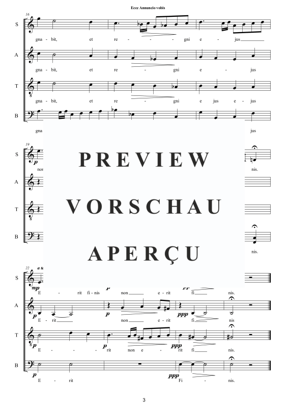 Product gallery: Page 4 of 8 Ecce Annuncio Vobis - Weihnachtsmotette, , Mixed Choir A Cappella