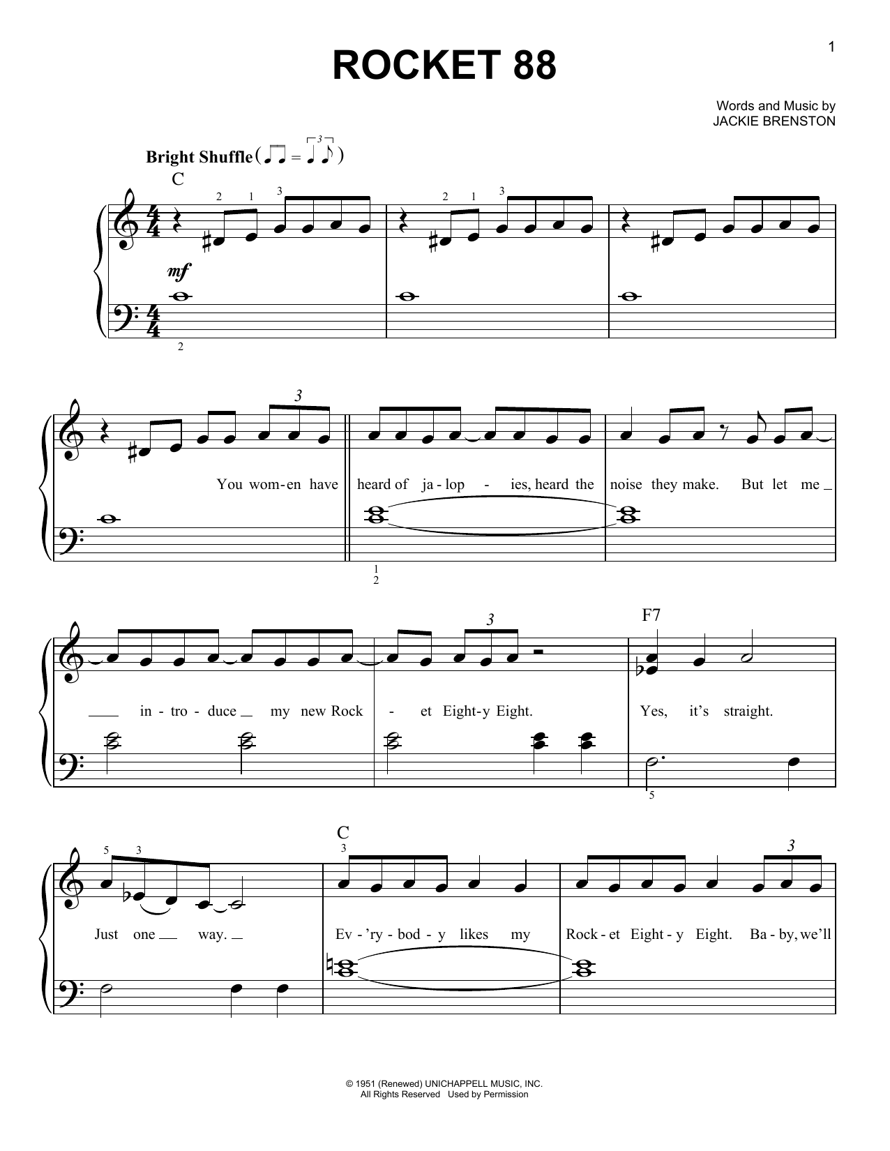 Produktgalerie: Seite 1 von 1 Rocket 88, Jackie Brenston, Klavier