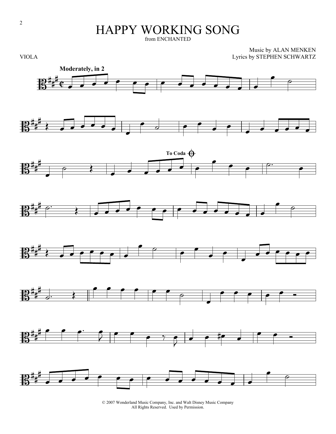 Product gallery: Page 1 of 1 Happy Working Song (from Enchanted), Amy Adams