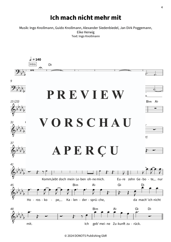 Produktgalerie: Seite 6 von 11 No Routine, Just Punk - Donots-Leadsheets mit Biss, Donots, Gesang & Akkorde