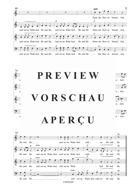 Produktgalerie: Seite 6 von 6 Jauchzet dem Herrn Psalm 100 (Klassiker der Chormusik), , Gemischter Chor