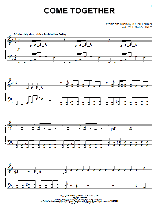 Product gallery: Page 1 of 1 Come Together, The Beatles