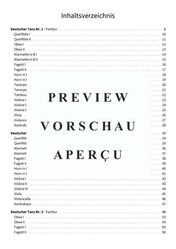 Produktgalerie: Seite 5 von 11 12 Deutsche Tänze - Fassung für Jugendkammerorchester, , Jugendkammerorchester