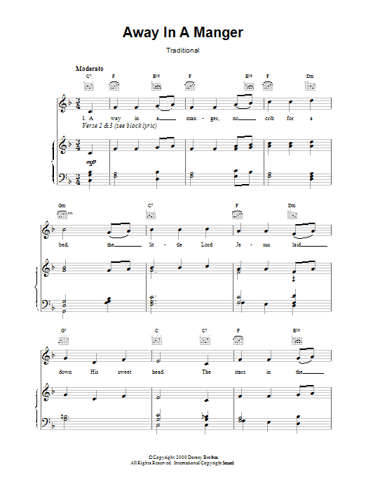 Produktbild zu: Away In A Manger