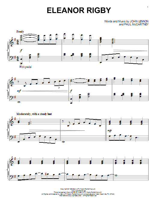 Product gallery: Page 1 of 1 Eleanor Rigby, The Beatles