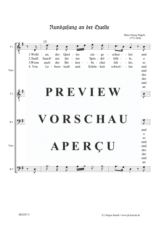 gallery: Rundgesang an der Quelle (Als Hirten stehen wir und lauschen), , Männerchor