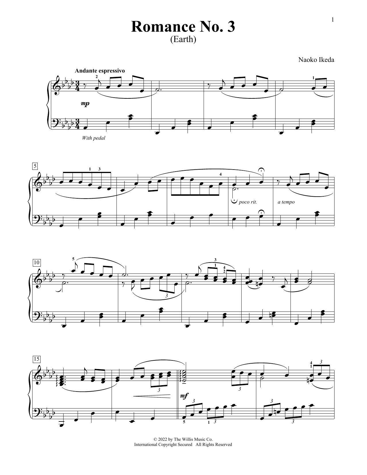 Produktbild zu: Romance No. 3 (Earth)