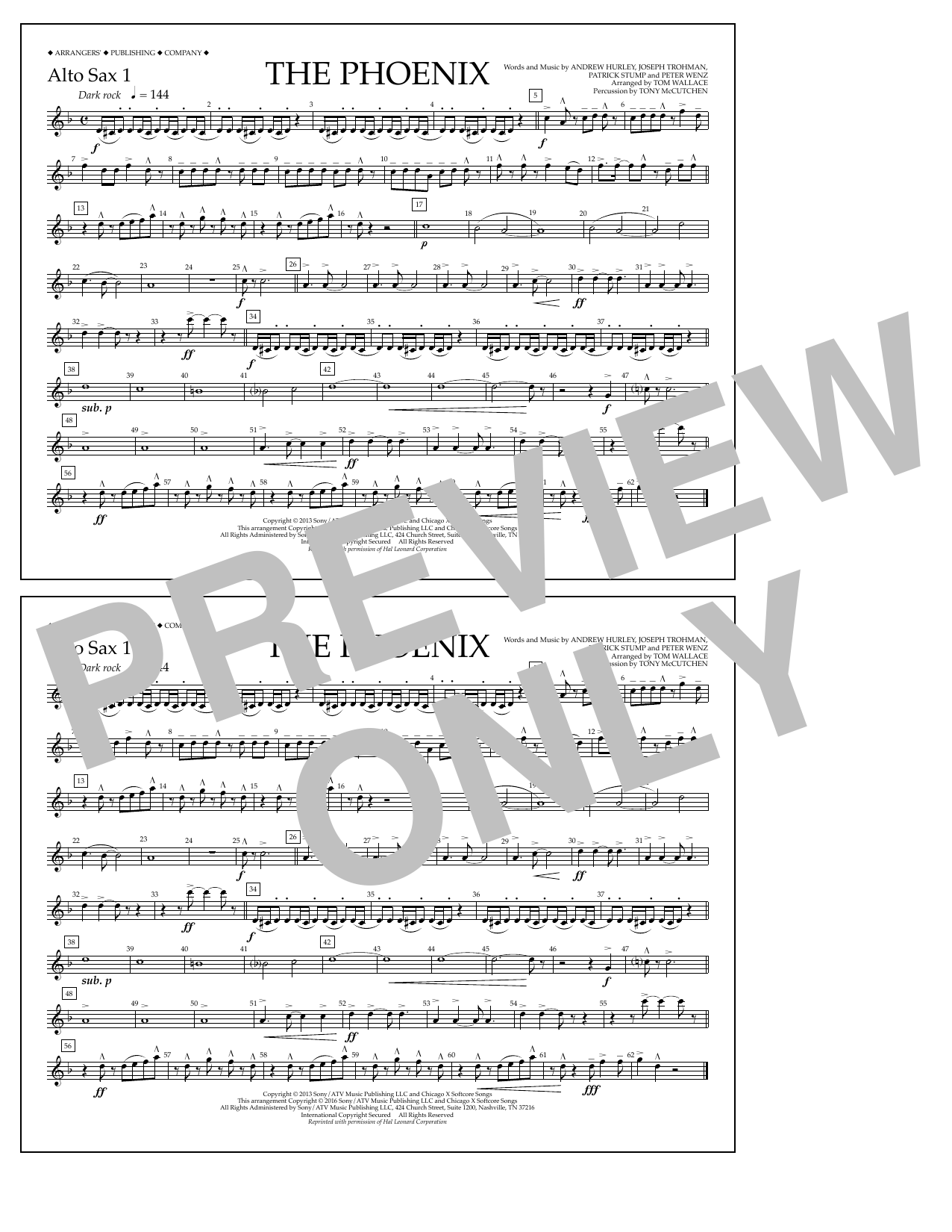 Produktbild zu: The Phoenix - Alto Sax 1