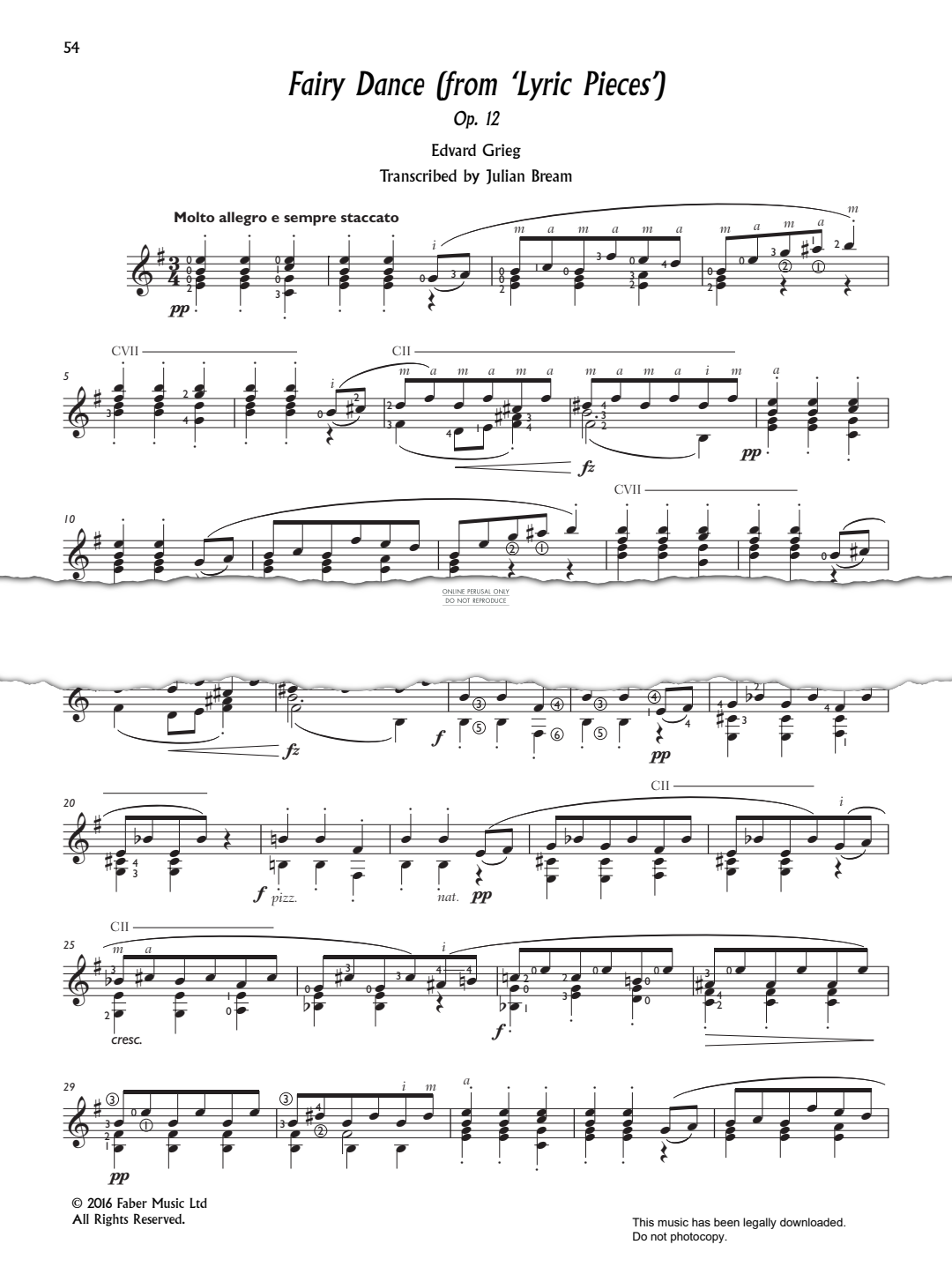 Produktbild zu: Fairy Dance (from ‘Lyric Pieces’ Op.12)