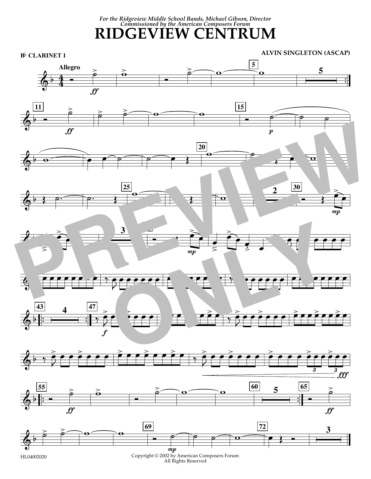 Product picture to: Ridgeview Centrum - Bb Clarinet 1