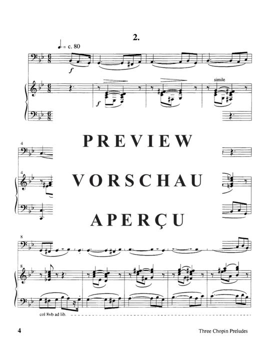 Product gallery: Page 6 of 14 Three Chopin Preludes , , (tuba + piano)