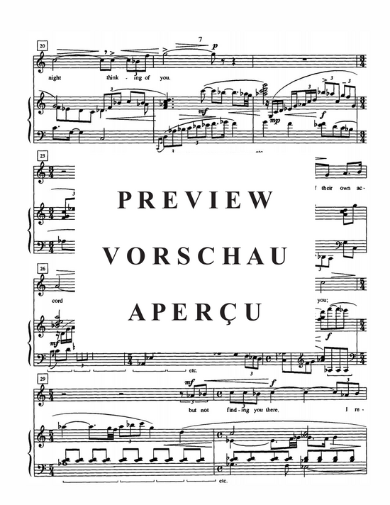 Product gallery: Page 11 of 21 Love Letters , , (soprano/tenor and piano)