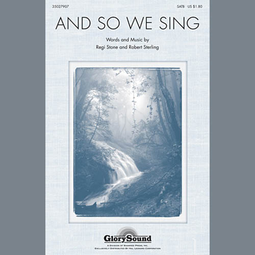 cover: And So We Sing, Robert Sterling