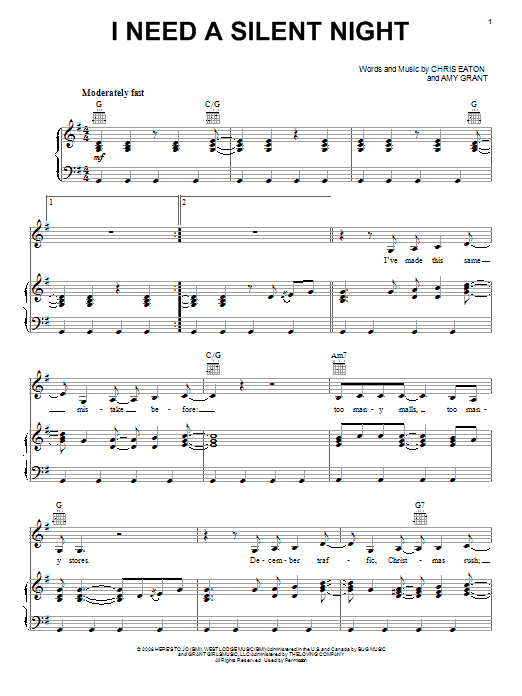 Produktbild zu: I Need A Silent Night