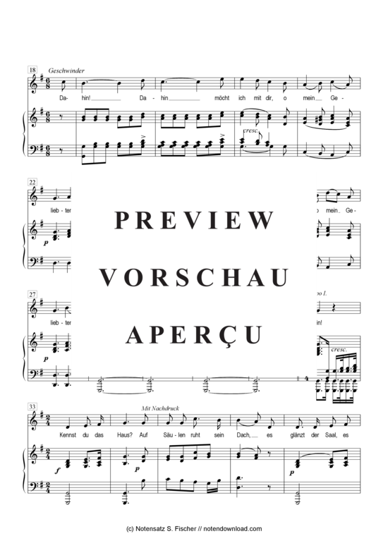 Produktgalerie: Seite 3 von 6 Mignon  , , Klavier und Gesang