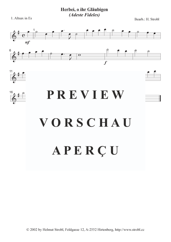 gallery: Adeste Fideles, , Saxophonquintett AATTB