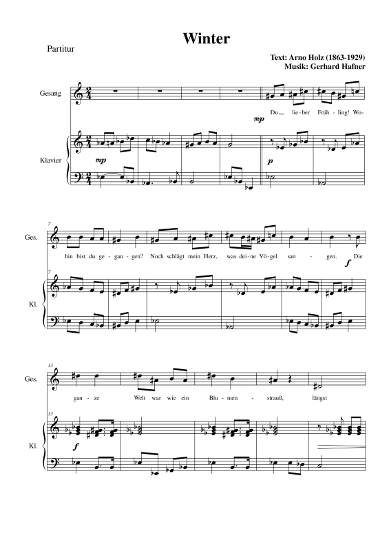 Product gallery: Page 1 of 8 Winter, , (medium voice and piano)