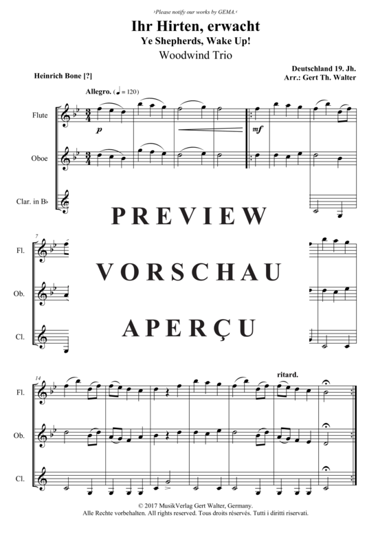 Produktbild zu: Ihr Hirten, erwacht Traditional