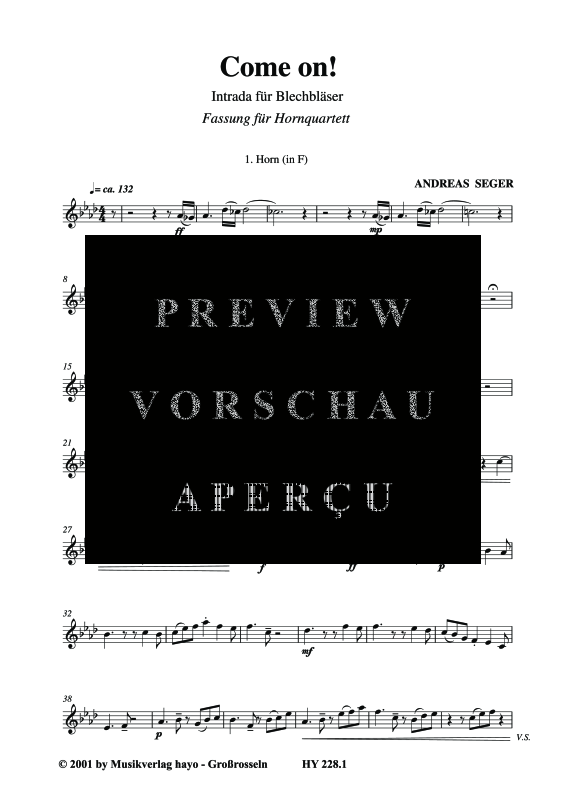 gallery: Come on, , (Horn Quartett)