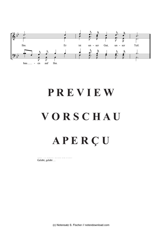 Product gallery: Page 2 of 2 O lasst uns mit Jauchzen erheben , , (mixed choir)