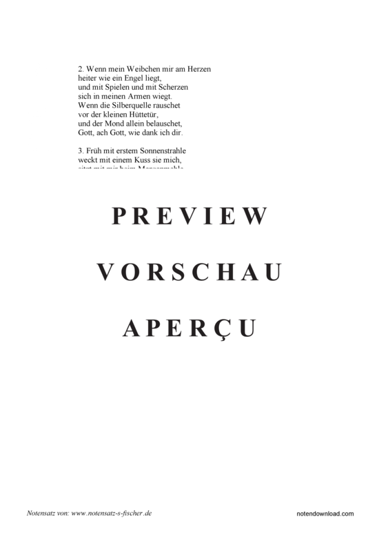 Product gallery: Page 3 of 3 Arm und klein ist meine Hütte , , Piano and Voice