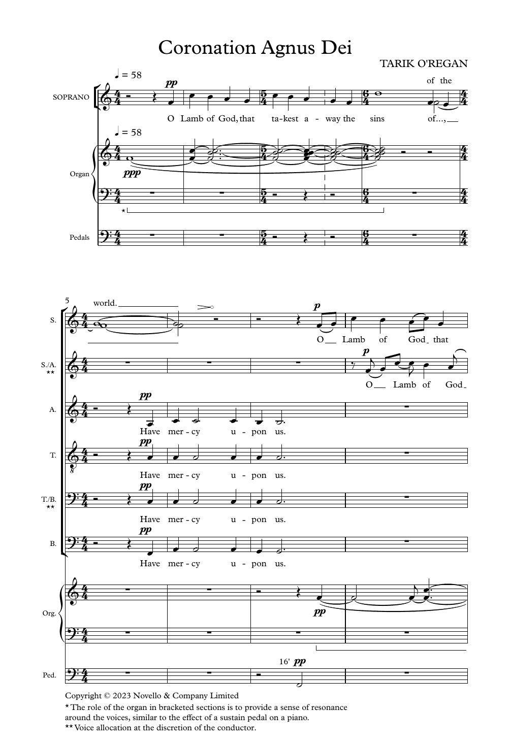 Produktbild zu: Coronation Agnus Dei