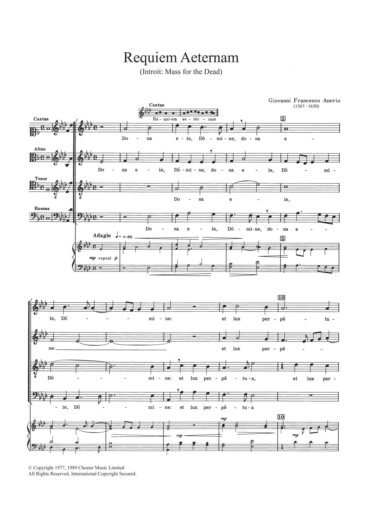 Product picture to: Requiem Aeternam: Introit