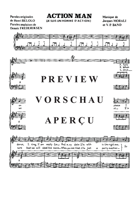 Produktgalerie: Seite 4 von 4 Action Man , Village People, Klavier und Gesang