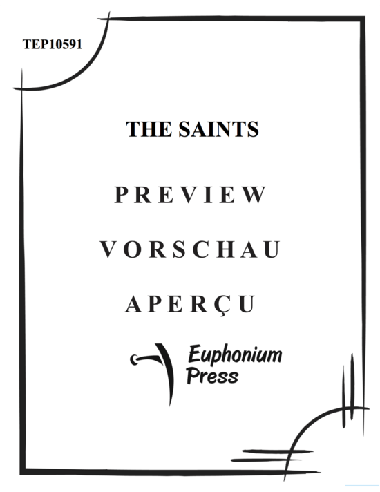 Product gallery: Page 2 of 10 The Saints , , (Tuba Quartett EETT)