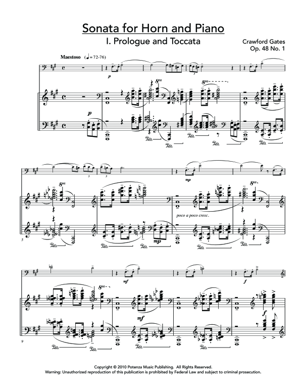 Produktgalerie: Seite 1 von 11 Sonata, Op. 48, , (Horn in F und Klavier)