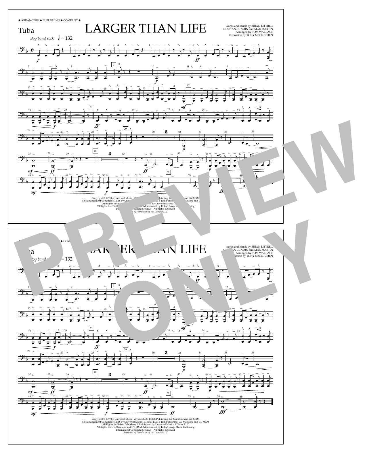 Product picture to: Larger Than Life - Tuba
